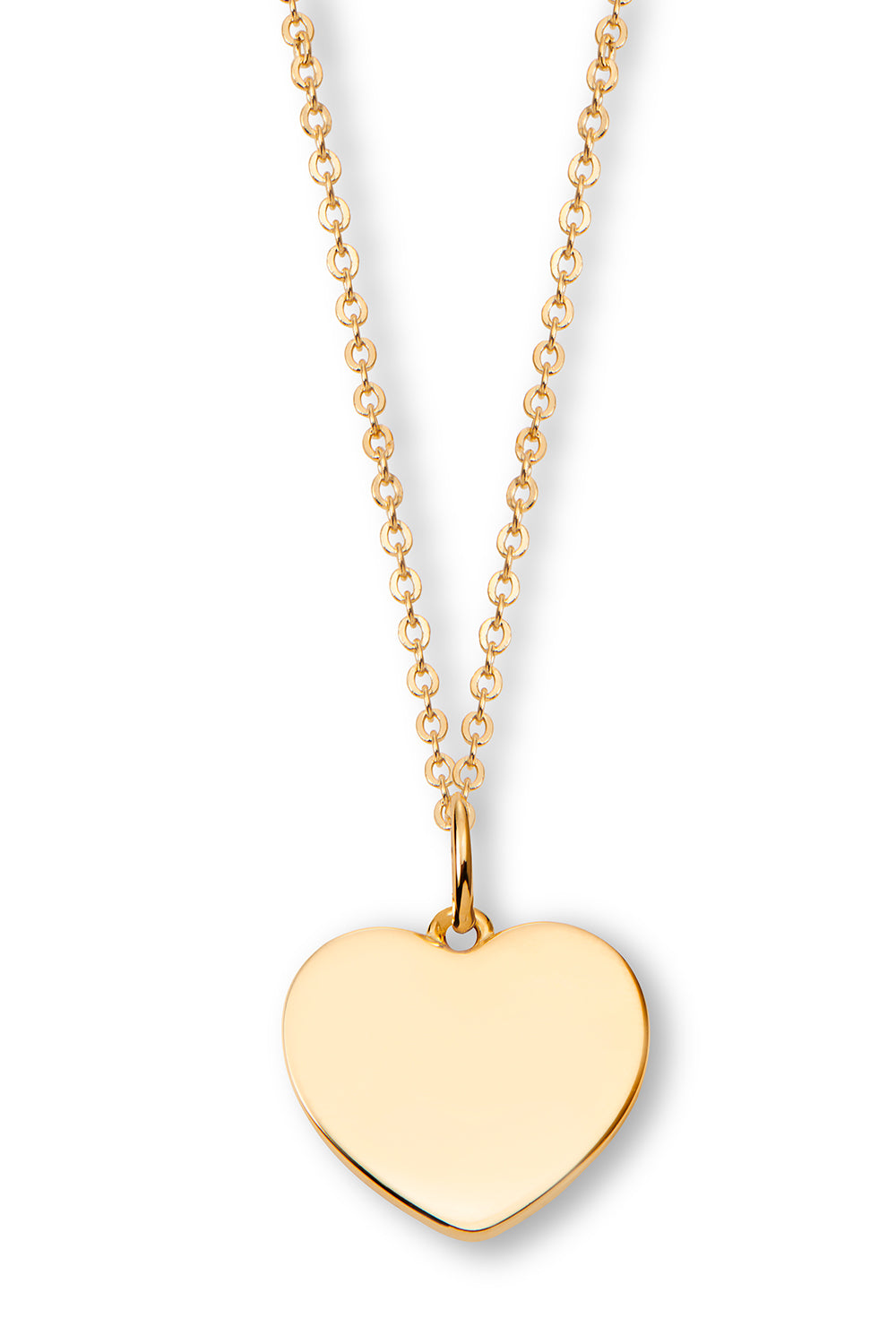 Herzkette - Little Heart - individuell gravierbar | 585 Echtgold