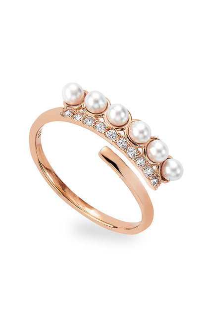 Ring mit Perlen - Pearly