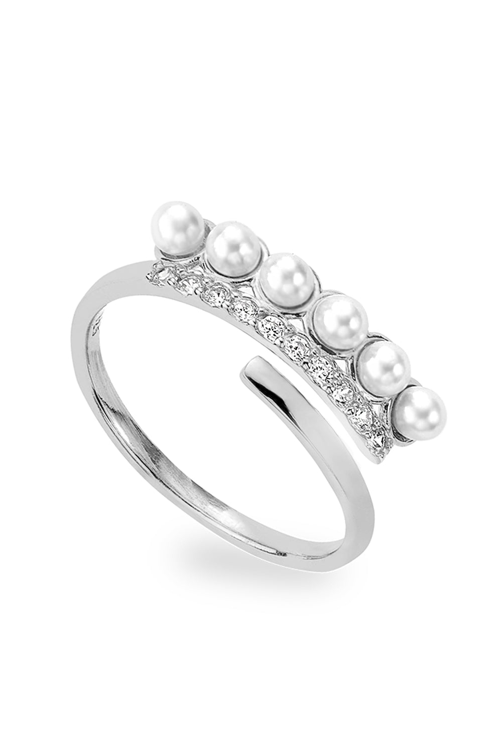 Ring mit Perlen - Pearly