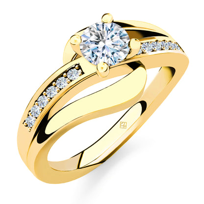 Verlobungsring "Infinity Elegance" – Gold