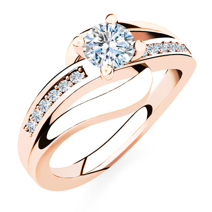 Verlobungsring "Infinity Elegance" – Rosé