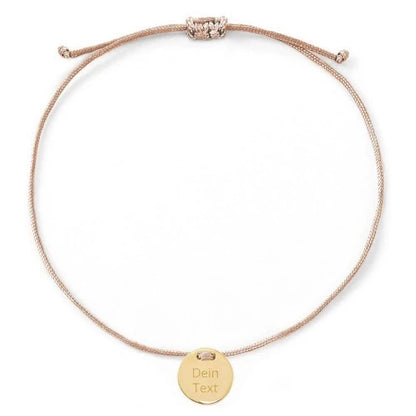 Armband mit deiner Gravur DayDream - 14K Echtgold