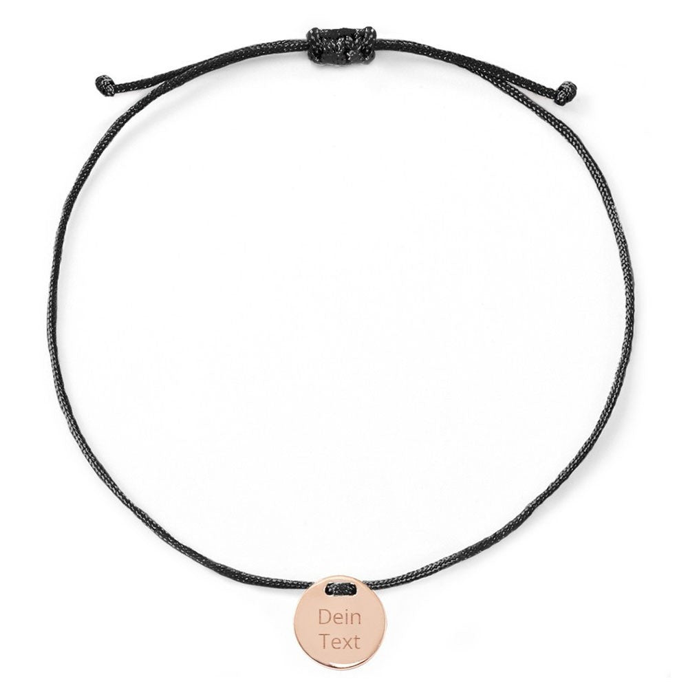 Armband mit deiner Gravur DayDream | Echtgold 585 Rosegold