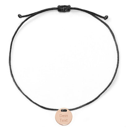 Armband mit deiner Gravur DayDream | Echtgold 585 Rosegold