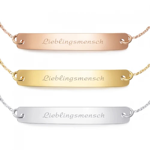 Armband mit der Gravur Lieblingsmensch