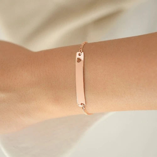 Armband mit Gravur "Bleibe so, wie du bist" - 925 Sterlingsilber