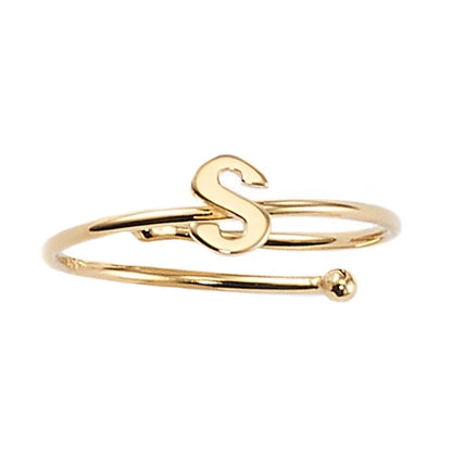 Ring mit Buchstabe "S"