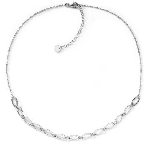 Choker Navette - 925 Sterlingsilber