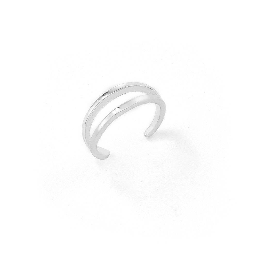 Earcuff Parallel | einzeln - 925 Sterlingsilber