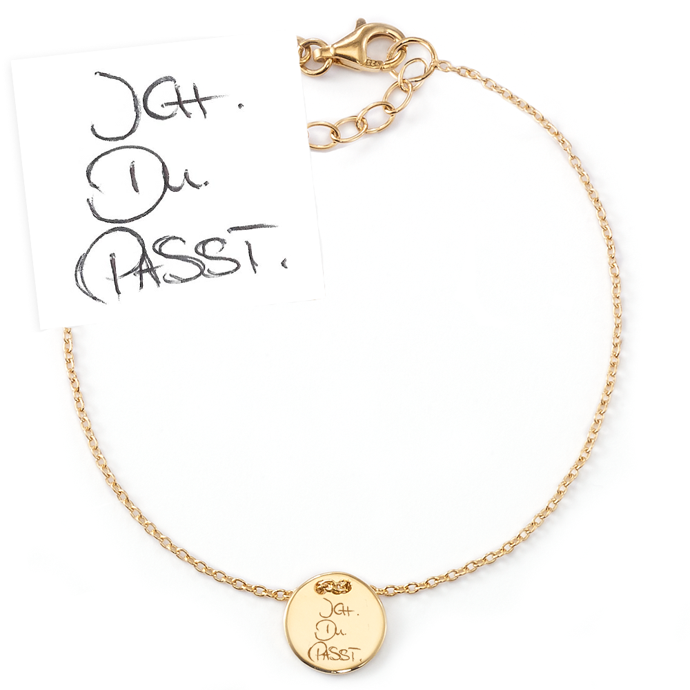 Armband mit Deiner Handschrift "Your Choice" | Edelstahl