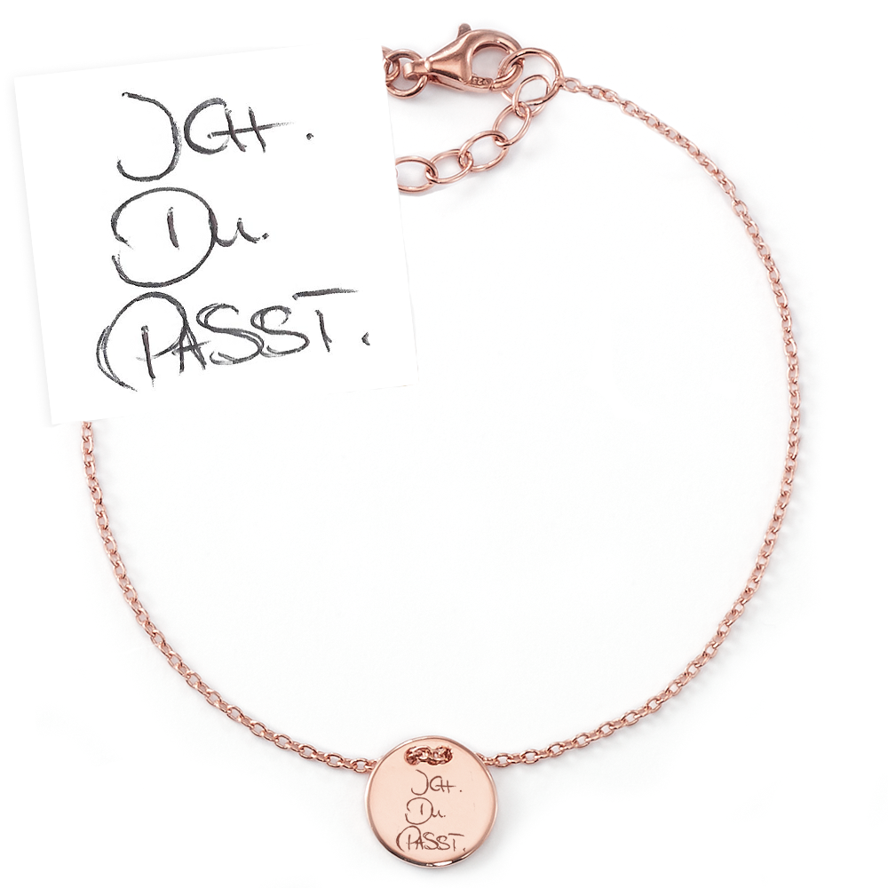 Armband mit Deiner Handschrift "Your Choice" | Edelstahl