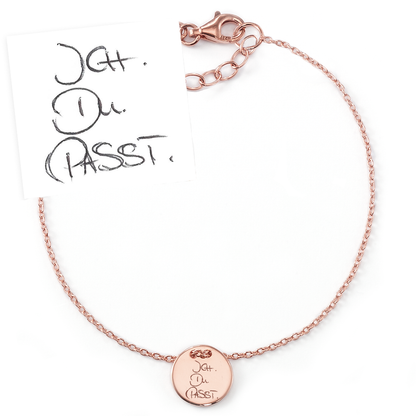 Armband mit Deiner Handschrift "Your Choice" | Echtgold 585