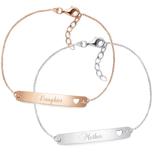 Armband-Set "Mother & Daughter" - 925 Sterlingsilber