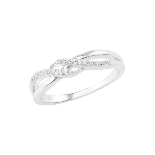 Ring Deluxe mit Zirkonia - 925 Sterlingsilber