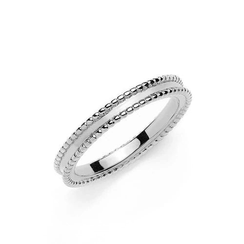 Ring Double Line - 925 Sterlingsilber