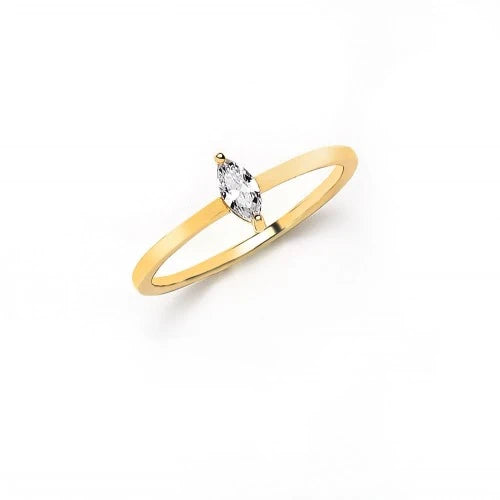 Ring mit Zirkonia - 925 Sterlingsilber