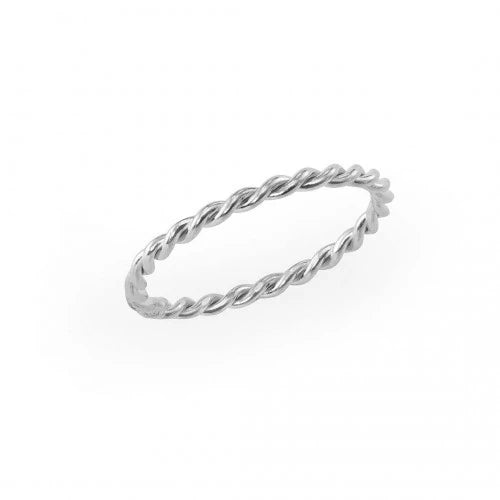 Gedrehter filigraner Ring - 925 Sterlingsilber