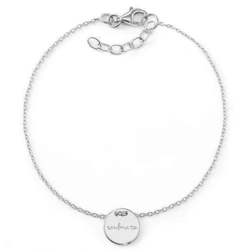 Gravur-Armband "soulmate" mit indiv. Rückseitengravur | 925 Sterlingsilber