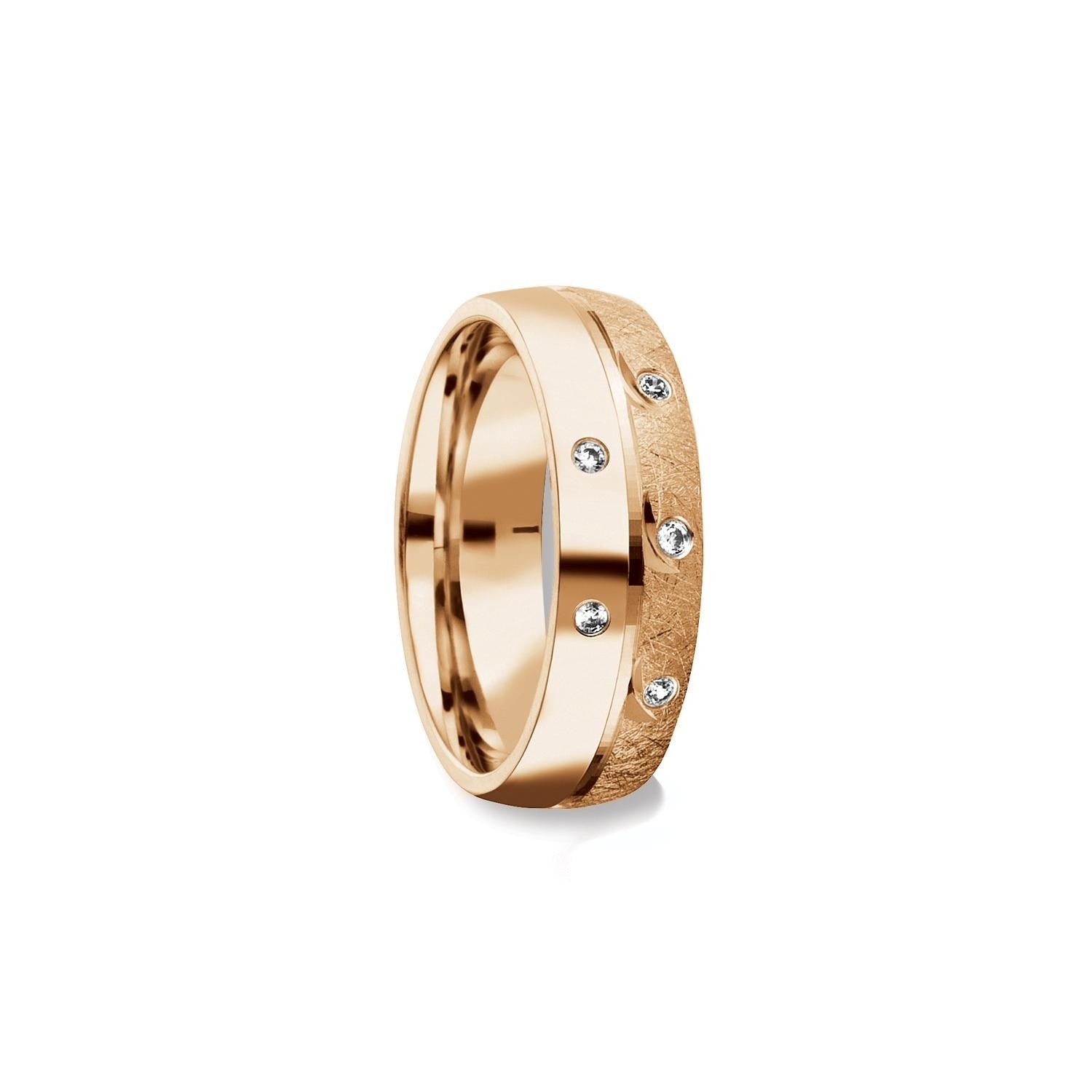 AMOONIC Ehering "Lovestory" Ring (Damenring)