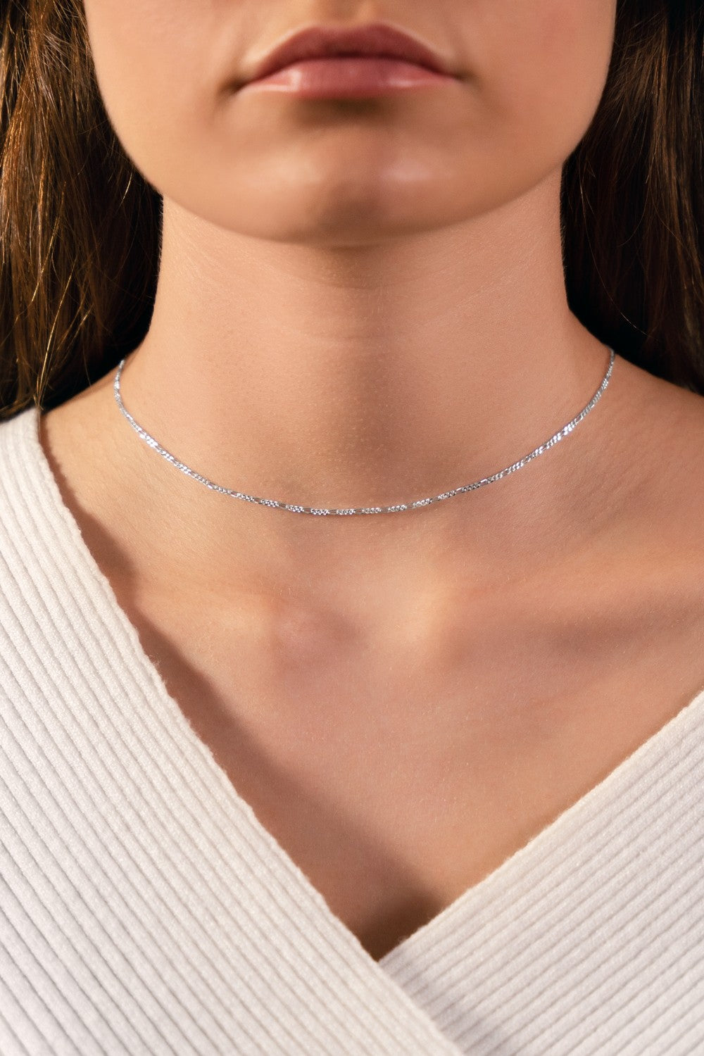 Choker Figaro - 925 Sterlingsilber