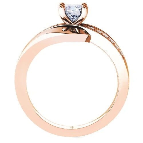 Verlobungsring "Infinity Elegance" – Rosé