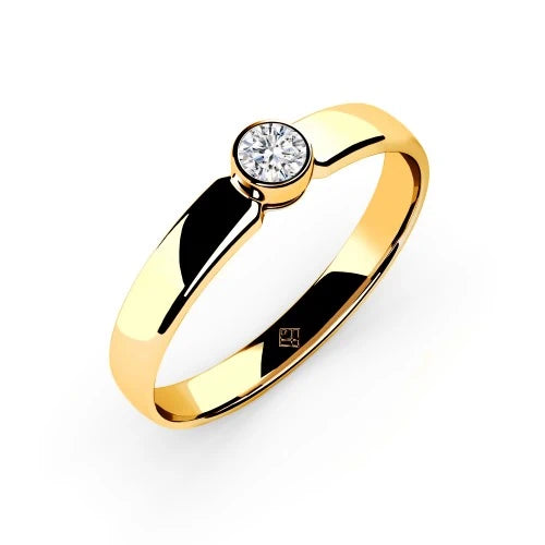 Verlobungsring "Simple Diamond" Gold